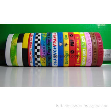 Colorful Style Silicone Wristbands